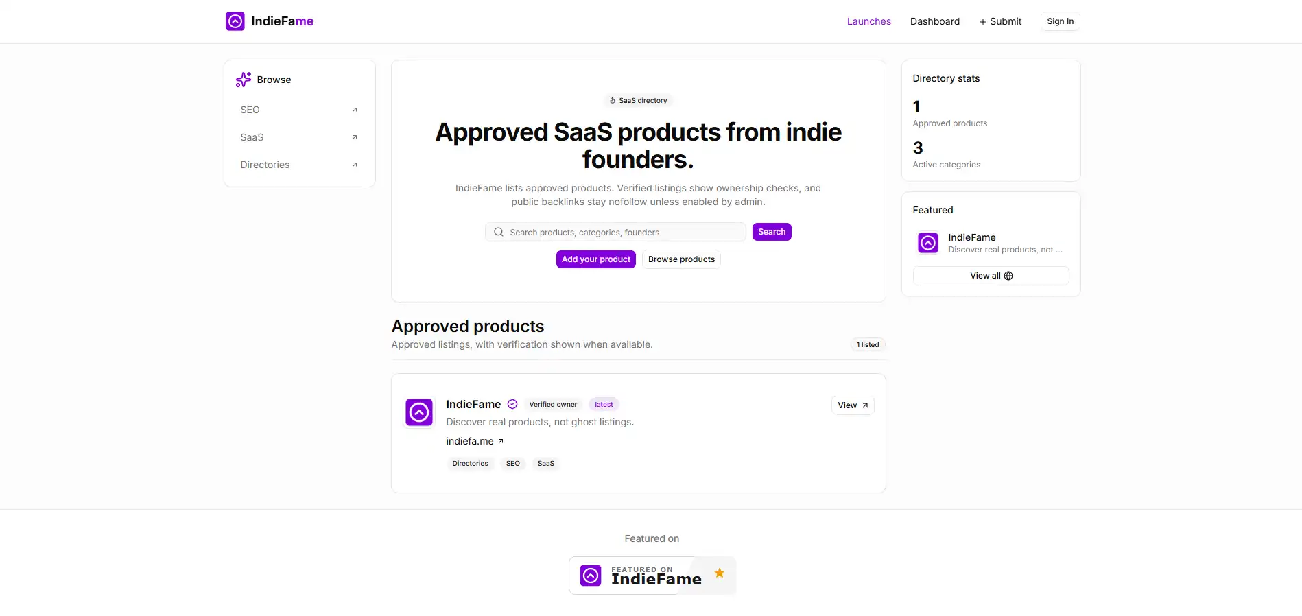 IndieFame screenshot 1